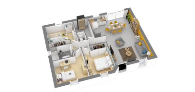 Programme terrain + maison à Monnières en Loire-Atlantique (44) de 380 m² à vendre au prix de 212089€ - 3