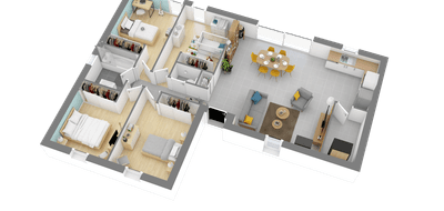Programme terrain + maison à Machecoul-Saint-Même en Loire-Atlantique (44) de 426 m² à vendre au prix de 203852€ - 3
