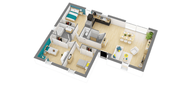 Programme terrain + maison à Saint-Lyphard en Loire-Atlantique (44) de 450 m² à vendre au prix de 249046€ - 3