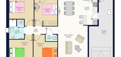 Programme terrain + maison à Châteaubriant en Loire-Atlantique (44) de 520 m² à vendre au prix de 244425€ - 3