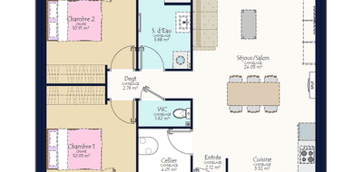 Programme terrain + maison à Saint-Gildas-des-Bois en Loire-Atlantique (44) de 577 m² à vendre au prix de 197000€ - 3