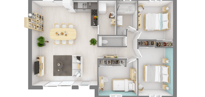 Programme terrain + maison à Signes en Var (83) de 689 m² à vendre au prix de 422000€ - 3
