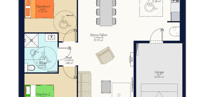 Programme terrain + maison à Grosbreuil en Vendée (85) de 460 m² à vendre au prix de 223592€ - 3