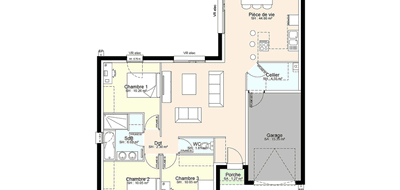 Programme terrain + maison à Benet en Vendée (85) de 416 m² à vendre au prix de 220539€ - 3