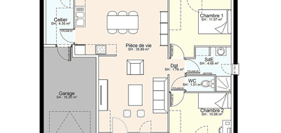 Programme terrain + maison à Loretz-d'Argenton en Deux-Sèvres (79) de 791 m² à vendre au prix de 1512652€ - 3