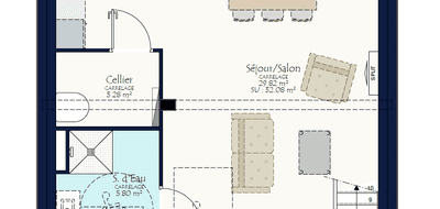 Programme terrain + maison à La Chaize-Giraud en Vendée (85) de 369 m² à vendre au prix de 232528€ - 3