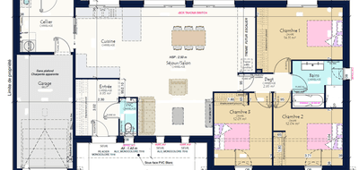 Programme terrain + maison à Morannes sur Sarthe-Daumeray en Maine-et-Loire (49) de 1155 m² à vendre au prix de 287313€ - 4