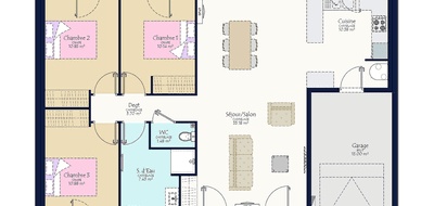 Programme terrain + maison à Saint-Mathurin en Vendée (85) de 287 m² à vendre au prix de 245125€ - 3