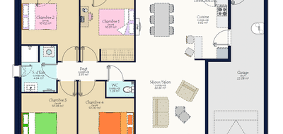 Programme terrain + maison à Les Brouzils en Vendée (85) de 975 m² à vendre au prix de 239825€ - 3