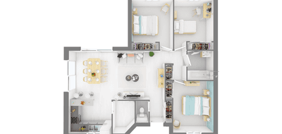 Programme terrain + maison à Sénas en Bouches-du-Rhône (13) de 1000 m² à vendre au prix de 374158€ - 4