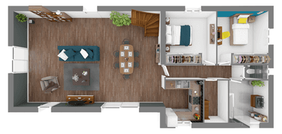 Programme terrain + maison à Néoules en Var (83) de 1350 m² à vendre au prix de 513500€ - 3